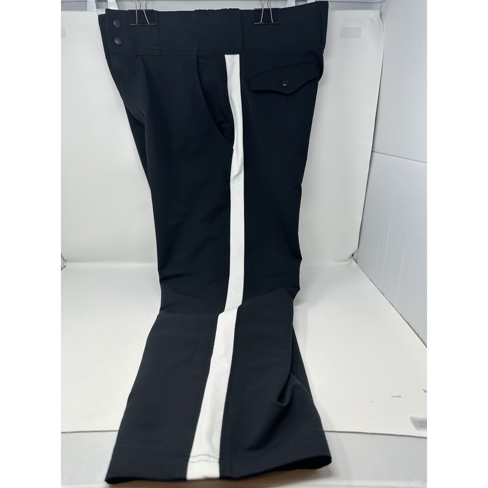 Honig's Whistle Stop Pants Men Size Large Black White Stripe - Picture 16 of 16
